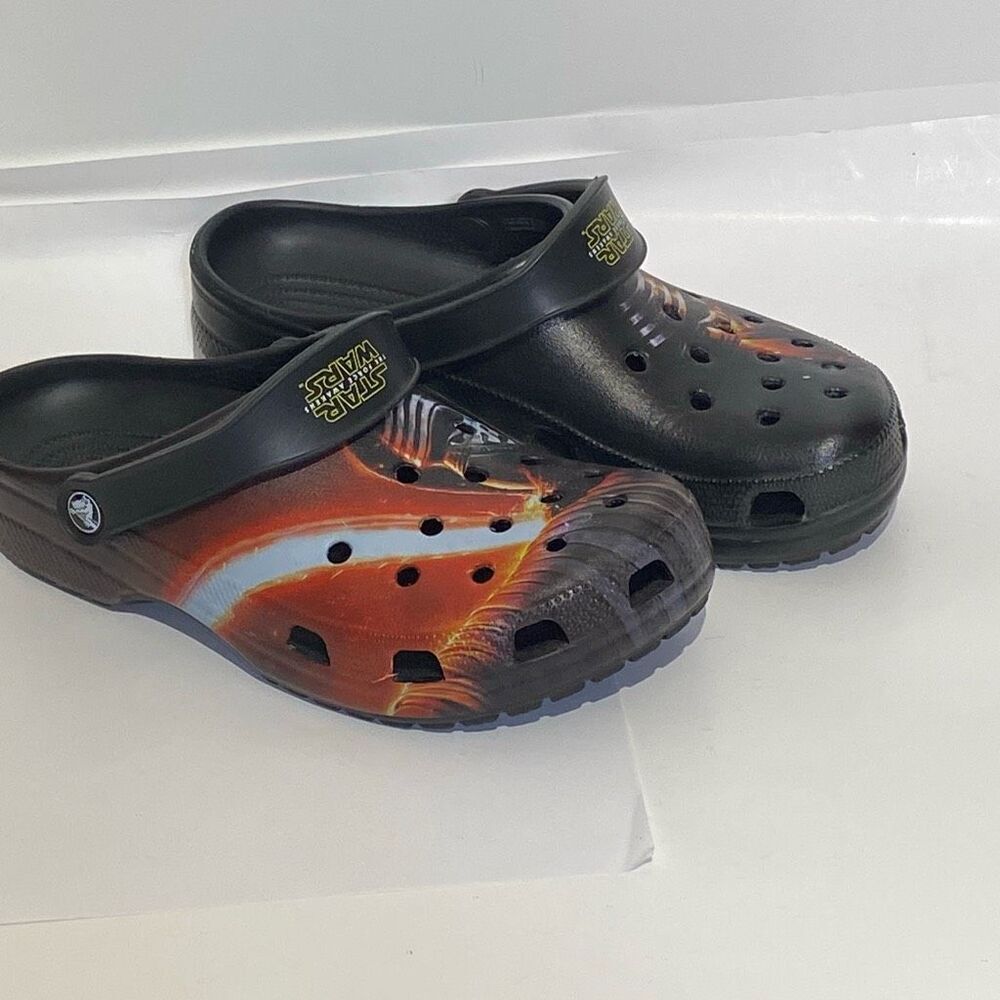 Crocs Unisex‎ Adult Black Classic Star Wars Villain Clog Men 's-9 Women 's-11
